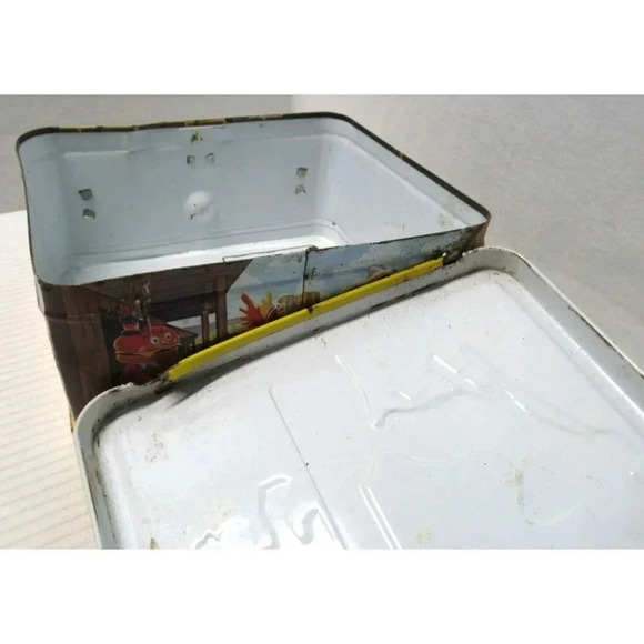 Vintage 1982 McDonald's Ronald McDonald Sheriff Cactus Canyon Metal Lunchbox - Picture 6 of 7